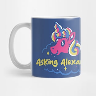 asking and the naughty unicorn Mug